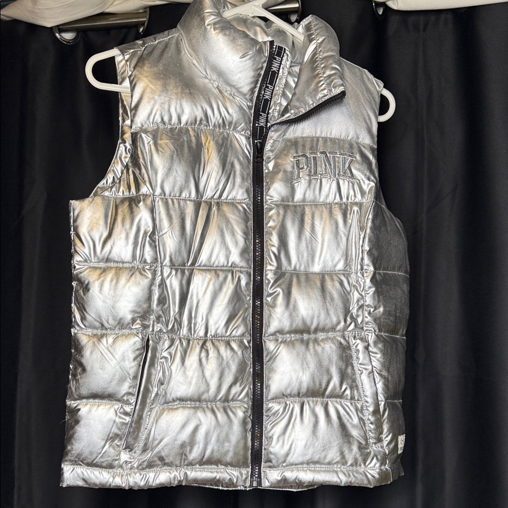 Victoria's Secret Pink Puffer vest size small